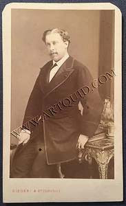 Carte de Visite, REY LUIS I. DE PORTUGAL, Coburgo Gotha Braganza, París, 1870 - Imagen 1 de 1