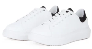 By Byblos BYSC9B101 Triton Zapatillas Deportivas Hombre Cordones Negro Blanco - Imagen 1 de 5