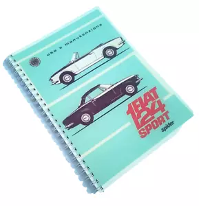 Fiat 124 Sport Spider - Manuale Uso e Manutenzione - 1a Edizione - II 1967 - Imagen 1 de 6