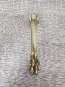 Belwith vergoldet poliertes Messing 3 in der Mitte Schrank Zug Hardware 5er Set - Bild 1 von 4