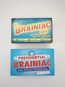 The Braniac Box & Presidential Braniac Box - 600 Facts Each - Picture 1 of 7