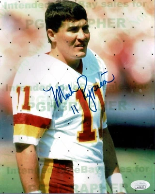 8x10 firmado por Mark Rypien - Washington Redskins - State Cougars - J.S.A. CERT. Foto 1 de 3