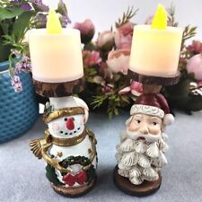 Resin Craft Tealight Candle Holder Christmas Christmas Candlestick