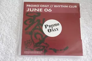 Promo Only Rhythm Club June 2006 NM USA CD Latrice India Filterfunk Mad 8 DJ X - Picture 1 of 2