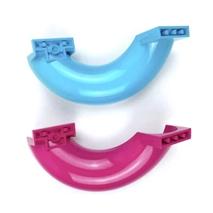 Lego Parts Piece Slide 11267 Magenta & Light Blue - Bild 1 von 3