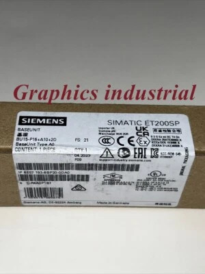 New In Box Siemens 6ES7 193-6BP20-0DA0  /  6ES7193-6BP20-0DA0  Module Fast Ship - Image 1 of 4