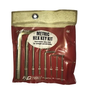 Kd Tools Metric Hex Key Kit Antique - Picture 1 of 2