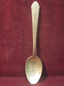 Lunt Sterling William And Mary  TEASPOON  5 3/4" 21g  no mono