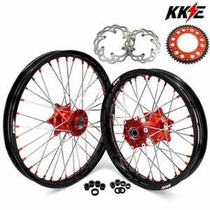 Ruedas fundidas KKE 21/18 para llantas de enduro KTM XC EXC R MXC EXC-W 125-530 2003-2025 - Imagen 1 de 13