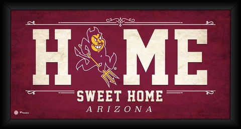 Arizona State Sun Devils Framed 10x20 Home Sweet Home Collage Cover