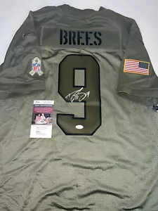 Drew Brees Autographed New Orleans Saints Salute To Service Jersey - JSA COA! - Picture 1 of 4