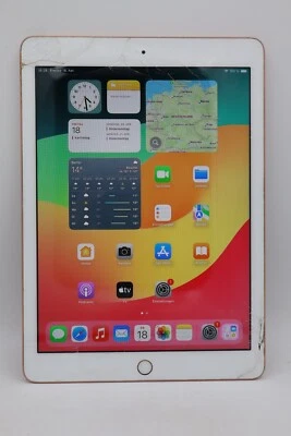 Apple iPad - 6. Gen. (2018) 128GB Wi-Fi Rosé Gold Displayschaden #5329 - Bild 1 von 4