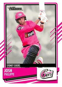 2021 2022 SYDNEY SIXERS BBL Cricket Card JOSH PHILIPPE Traders - Picture 1 of 2