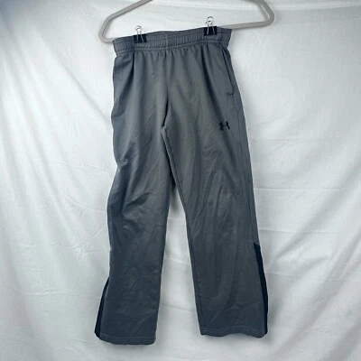 Under Armour Boys Youth Med Black/Gray ColdGear Thermal Loose Leggings - Image 1 of 4