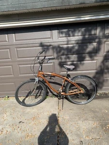 GENESIS GX7 29” MENS CRUISER BIKE 7 SPEEDS ALUMINUM. WITH WIDE CUSHION SEAT - Picture 1 of 7