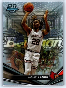 2022-23 Bowman U Kamari Lands #77 Rifrattori Louisville Cardinals - Foto 1 di 2