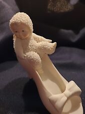 Snowbabies Dept 56 Collection Mommy Can I Wear Your Shoes Figurine 
