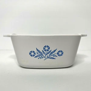 Vintage Corning Ware P-43-B 2 3/4 Cup Petite Dish Pan Blue Cornflower - Picture 1 of 4