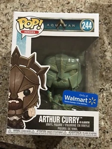 Funko Pop! DC Aquaman Arthur Curry Gladiator Walmart exklusiv in Protektor #244 - Bild 1 von 5