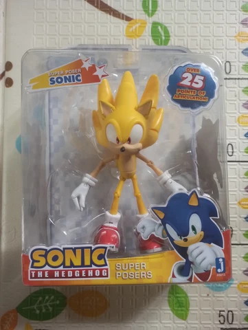 Sonic 20th Anniversary 7" Super Posers Figure Jazwares Cover