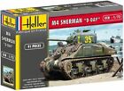 HELLER 79892 US Army M4 Sherman Tank D-Day 1/72 Scale 91 Pieces Plastic Kit T48P