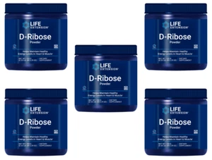 5 PACK Life Extension D-Ribose Powder for Heart and Muscle Energy Levels - 150g - Picture 1 of 8