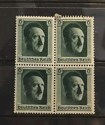 Alemania Scott B102 Adolf Hitler Canciller 48 cumpleaños 1937 en estado bastante bueno MVLH bloque de 4 Foto 1 de 2
