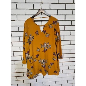 Loveriche Floral Blouse Womens 1X - Picture 1 of 3