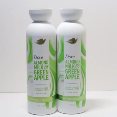 Set of 2 Dove Almond Milk & Green Apple Body Wash 17.5 fl. oz. - Image 1 of 4