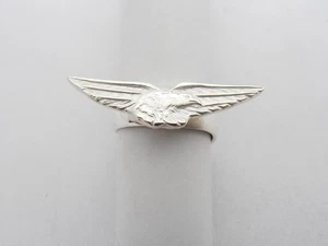 Luftwaffe: 925 Silber Ring - Pilotenpatent - Symbol - Wappen - Fries - Bild 1 von 7