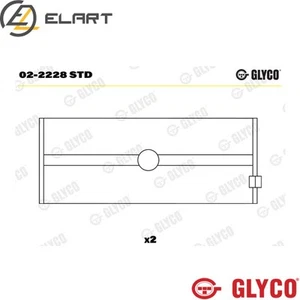 CRANKSHAFT BEARINGS 02-2228 STD FOR BF6L912/6L912 FB6L912/6L912/6L912 5.7L 6cyl - Picture 1 of 11