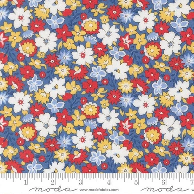 Moda Fabrics #23370 18 "30'S PLAYTIME" BY Linzee McCrea "BLUEBELL" BTY