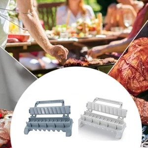 2 Stück Spießmaschine Set für tragbaren Grill für Zuhause und Outdoor Kochen - Picture 1 of 11