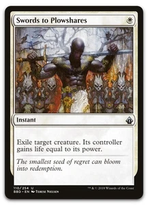 Swords to Plowshares #110 (LP) Battlebond BBD Magic MTG - Picture 1 of 1