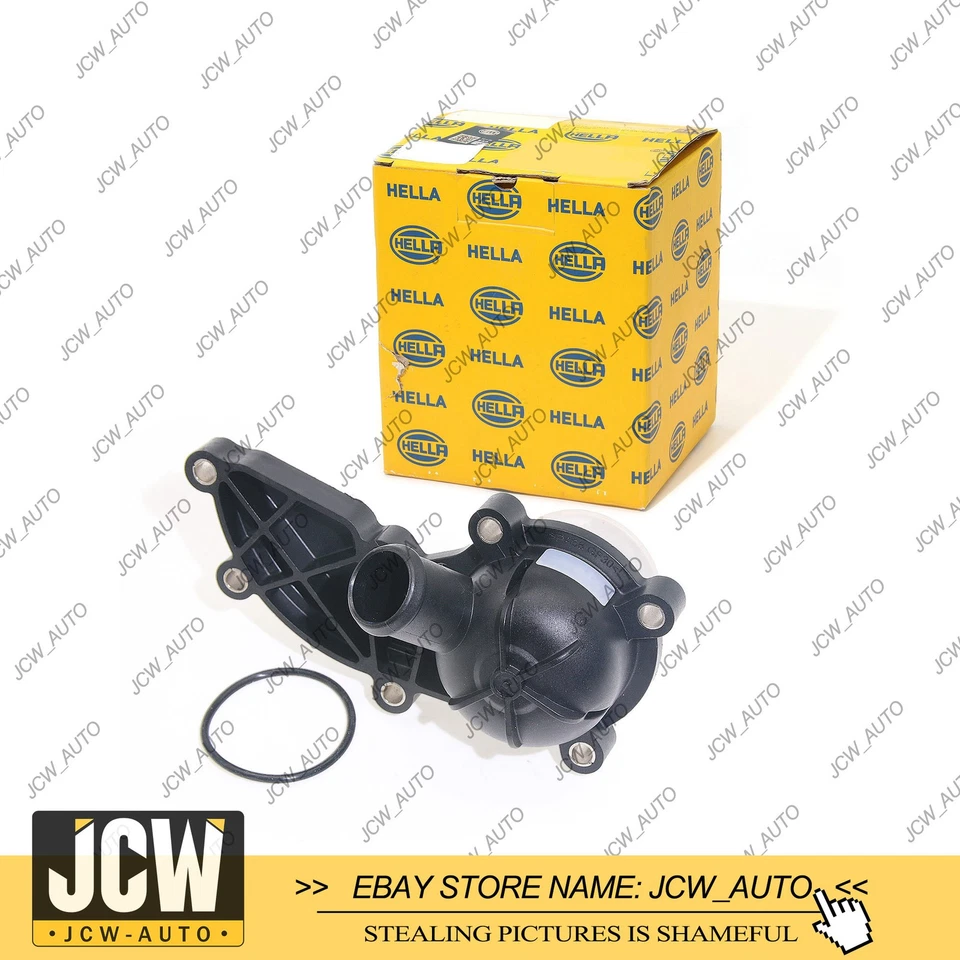 HELLA Engine Thermostat w O-Ring For AUDI A6 A8 A5 06E121111G AUK BKH BDW CALA - Изображение 1 из 4