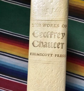 William Morris Works of Chaucer Kelmscott Facsimile Edition 1958 Woodcuts - Picture 1 of 11