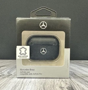 Mercedes-Benz Airpods Pro Case Cover Real Genuine Leather, Brand New - Picture 1 of 4