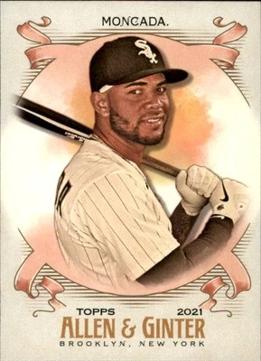 2021 Topps Allen & Ginter #152 Yoan Moncada Chicago White Sox - Image 1 of 2