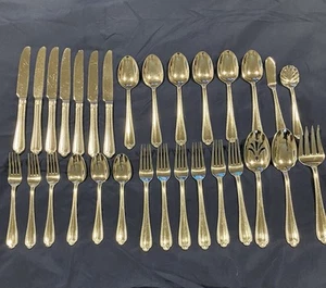 Hampton Silversmiths Renee ~ 30 piezas mixtas ~ Juego de cubiertos y servicio de acero inoxidable - Imagen 1 de 21