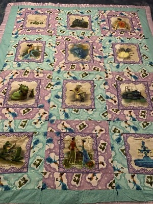 New Handmade Princess And The frog Storybook Quilt - Image 1 of 4