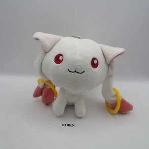 Muñeca de peluche Puella Magi Madoka Magica Kyubey C1006 Mascota 5" Japón - Imagen 1 de 7
