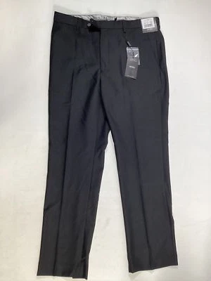 Mens Angelo Rossi Black Dress Pants Size 34x30 NEW - Image 1 of 4