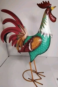 20" Metal Rooster Decoration ( Lightly Used!!) - Picture 1 of 4