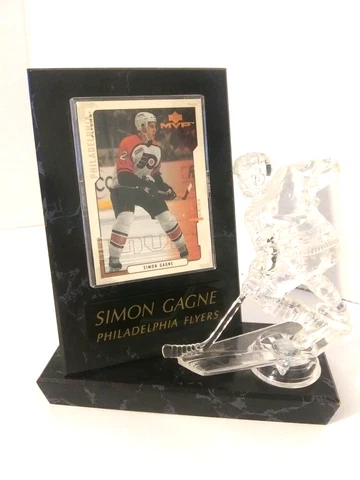 Philadelphia Flyers Hockey Card Display Plaque Simon Gagne Cover