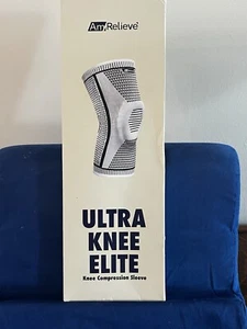 Knee Pain Relief With ‘AM Relieve Ultra Knee Elite’ Compression Sleeve! - Picture 1 of 4