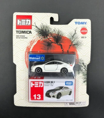 Coche diecast Takara TOMY #13 Lexus RC F Walmart exclusivo escala 1/59 - NUEVO Foto 1 de 4