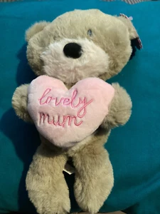 Nuevo juguete suave de peluche nuevo con etiquetas - oso de peluche - 28 cm de alto - encantadora mamá - Imagen 1 de 5