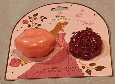Disney Princess AURORA - SLEEPING BEAUTY Lip & Flower Shaped Flavored Lip Balms - Image 1 of 2