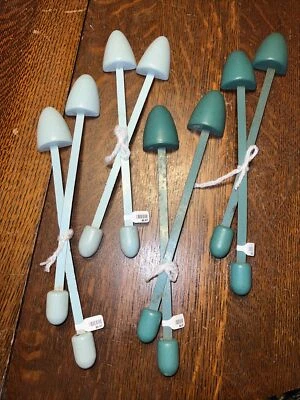 Lote de 4 juegos de camillas modeladoras de zapatos de metal y madera vintage para mujer Foto 1 de 4