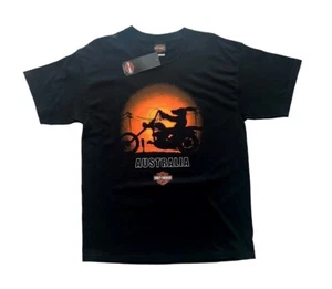 T-Shirt Harley Davidson Australia Känguru Sonnenuntergang Herren Gr. L - Bild 1 von 2